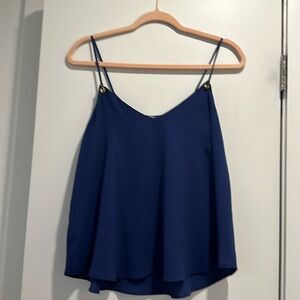 NWOT Mango Purple Flowy Tank Top